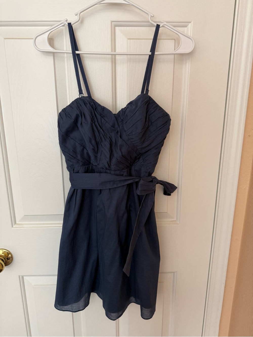 Express Navy Blue Spaghetti Strap Mini Dress